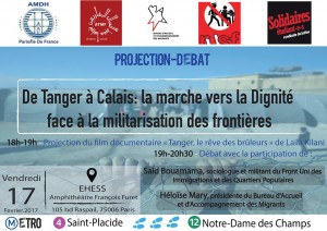 Affiche projetion débat 17 février